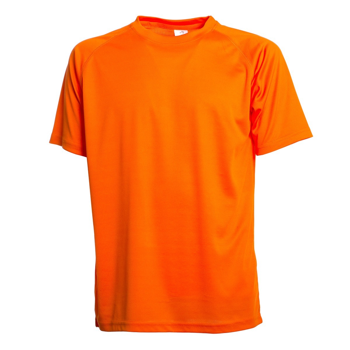 Tshirt sportiva bambino arancione in tessuto traspirante