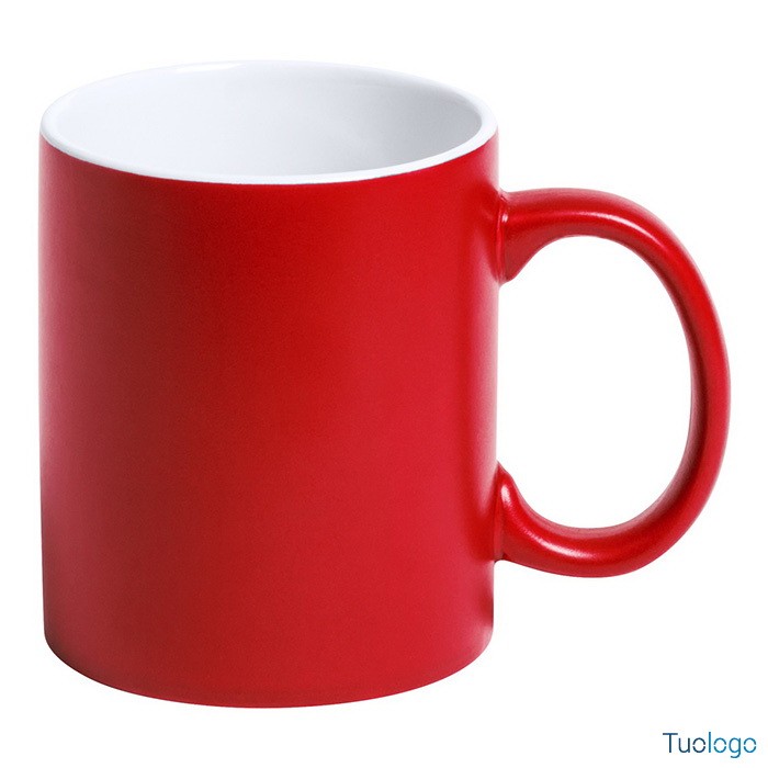 Tazza verde con interno bianco