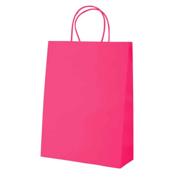 Shopper in carta rosa