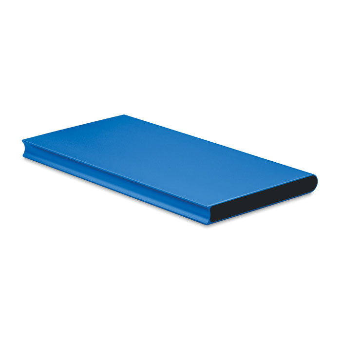 Powerbank blu in alluminio