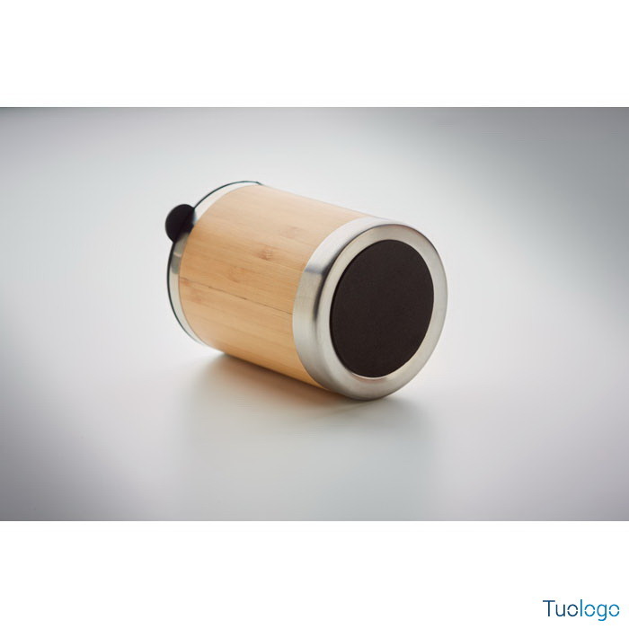 Tazza in bamboo con beccuccio girevole