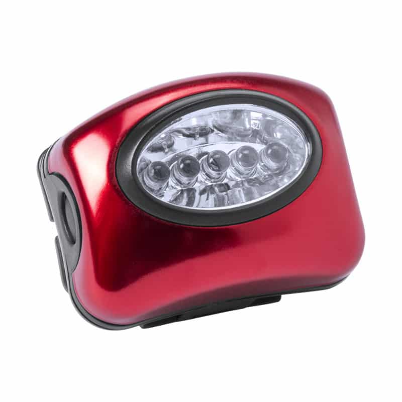 Luce rossa da mettere in testa