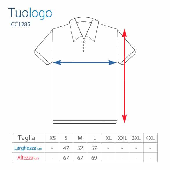 tabella misure altezza e larghezza