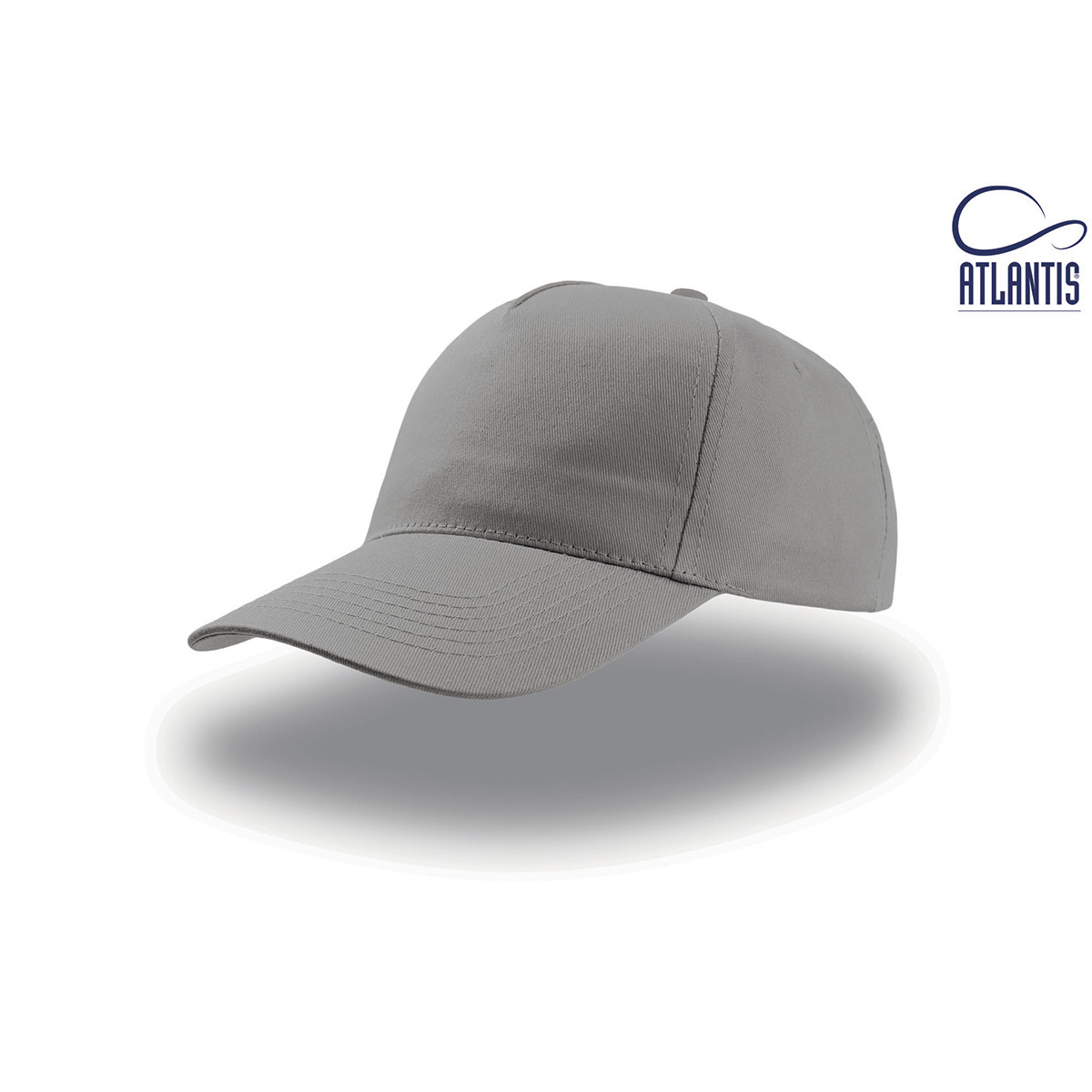 Cappello grigio scuro con visiera