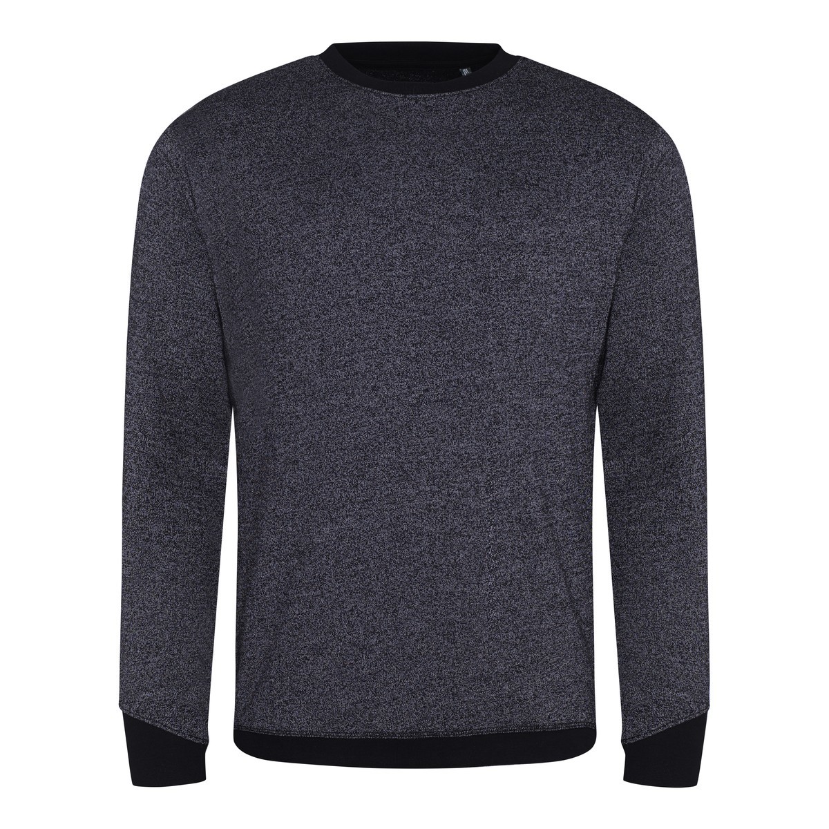 Felpa nera in cotone