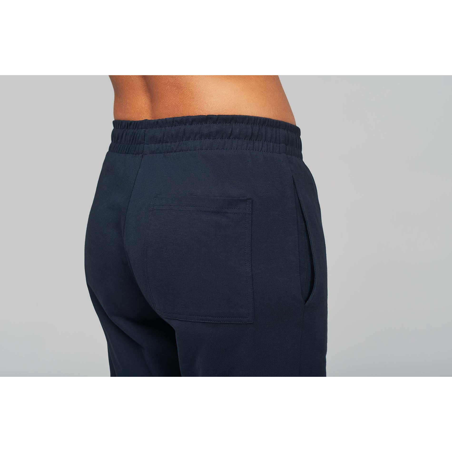 Retro tuta nera 100% cotone con due tasche laterali e una tasca dietro