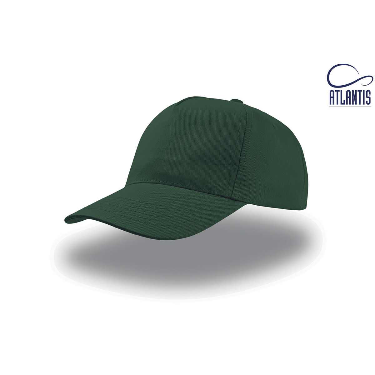 Cappello verde scuro con visiera