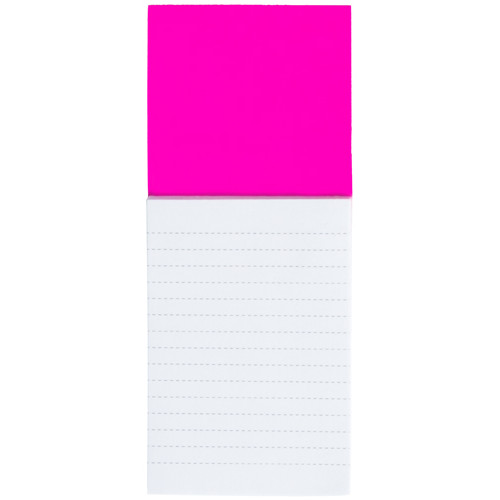 Magnete rosa con quaranta fogli e matita