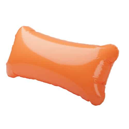 Cuscino gonfiabile arancione in pvc