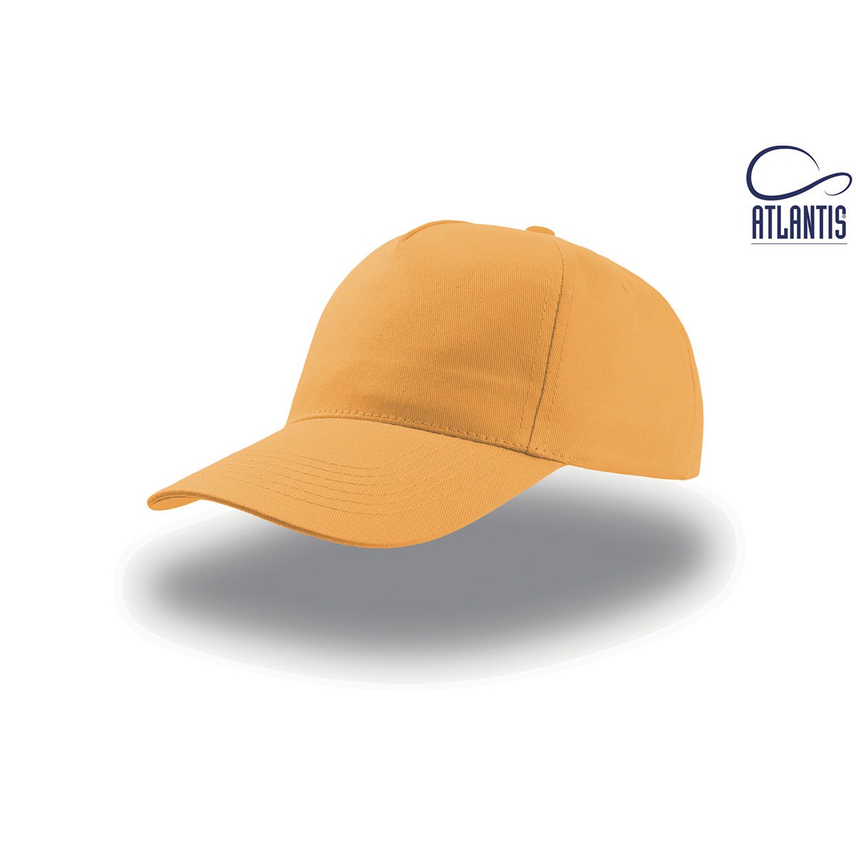 Cappello arancione con visiera