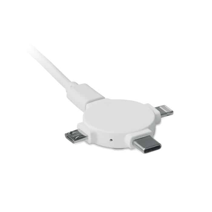 Cavo di ricarica usb bianco