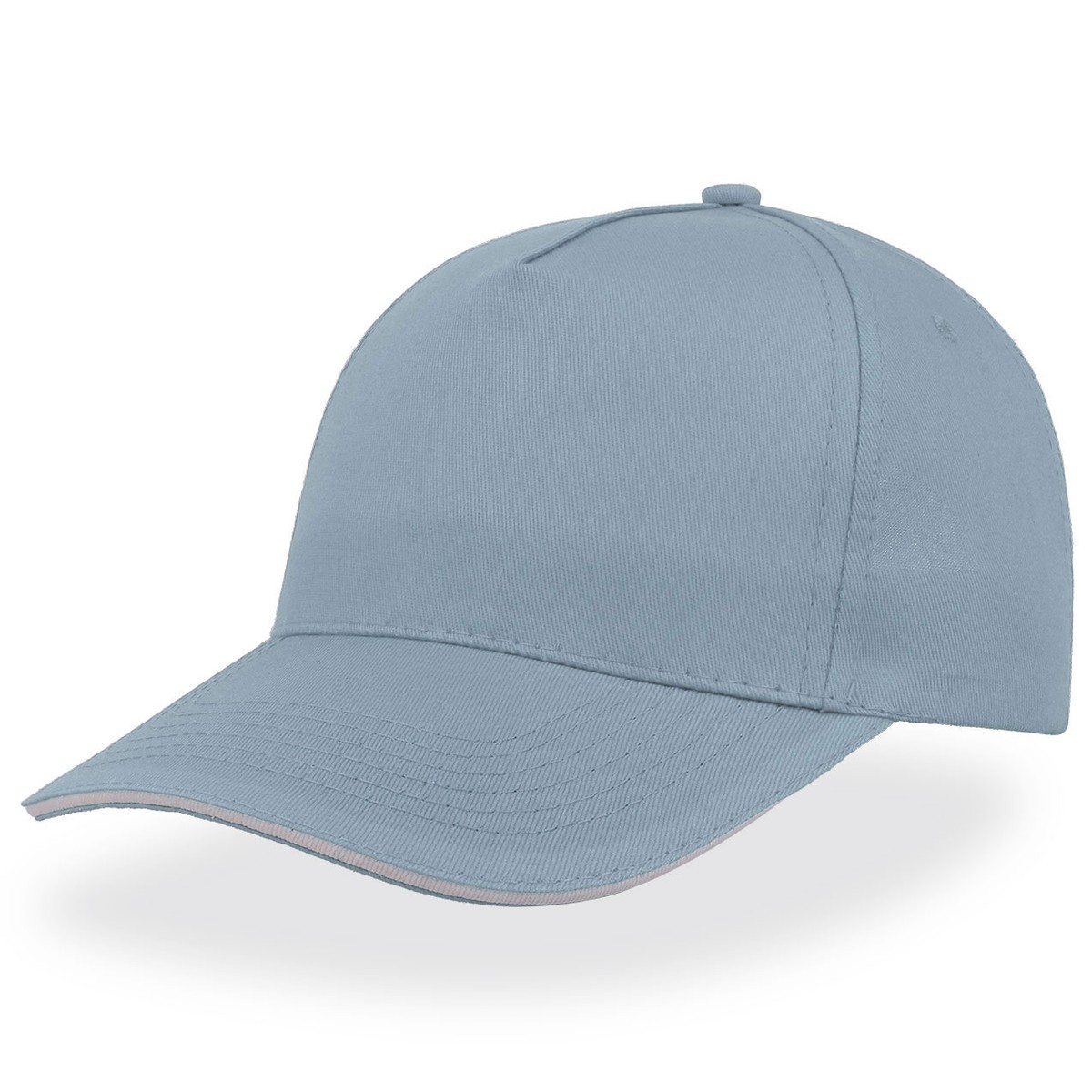 Cappello azzurro con visiera
