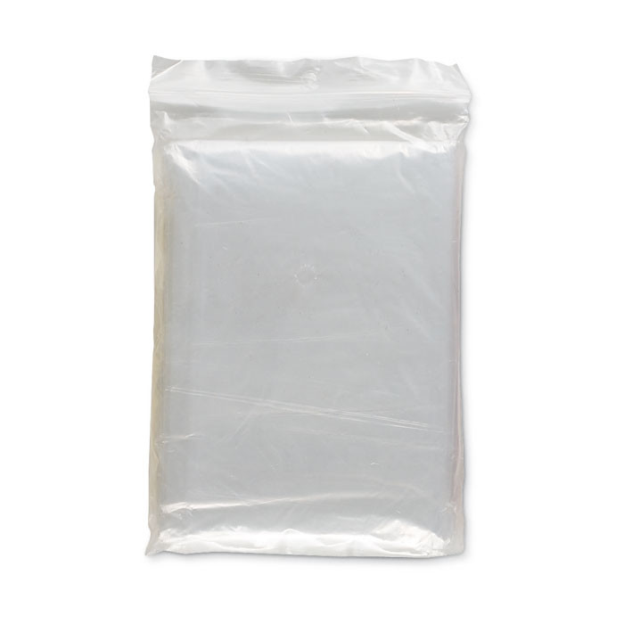 Confezione singola con dentro poncho trasparente