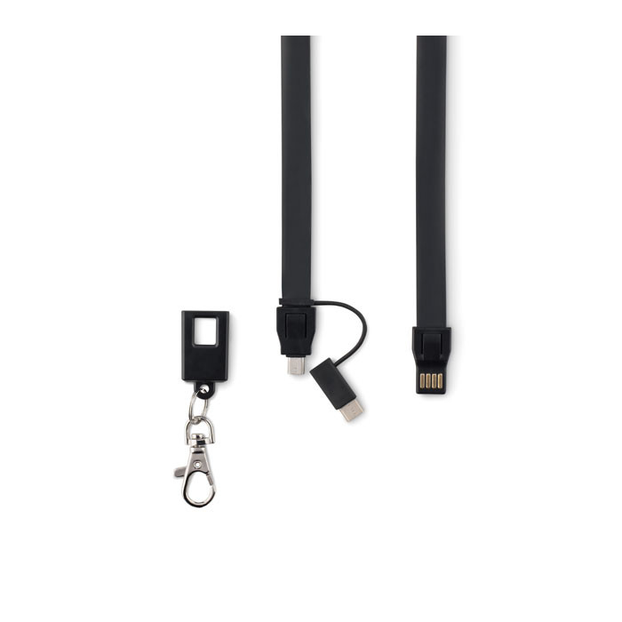 Cavetti micro usb e type c neri