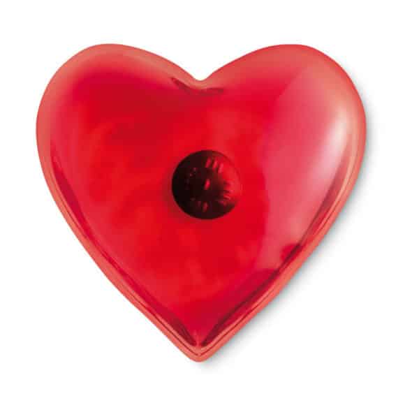 Cuscinetto riscaldante a forma di cuore rosso