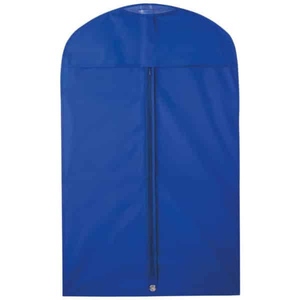 Porta abiti in eva blu con chiusura a zip