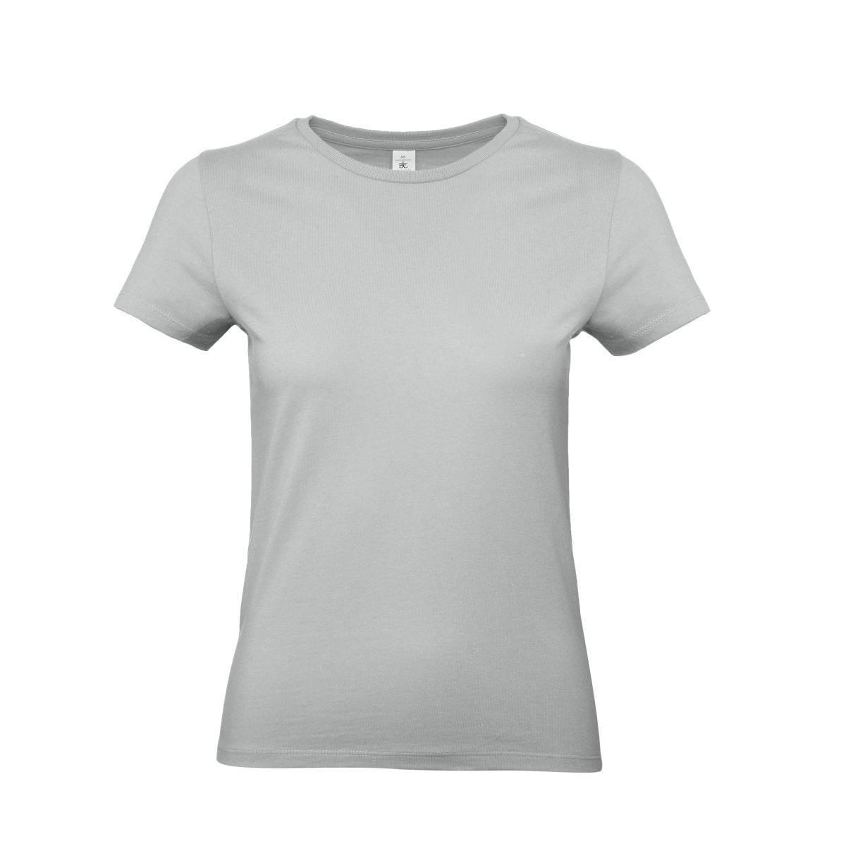 Tshirt donna manica corta grigio chiaro