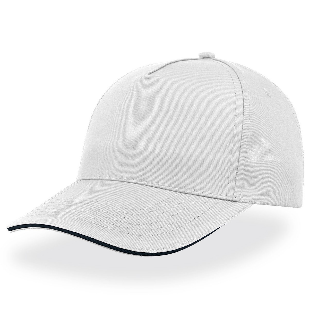Cappello bianco con visiera