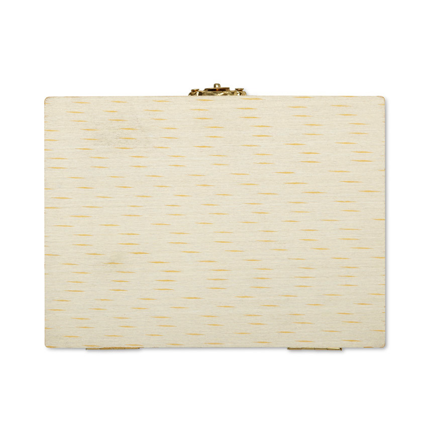 Mini set da pittura in confezione di legno