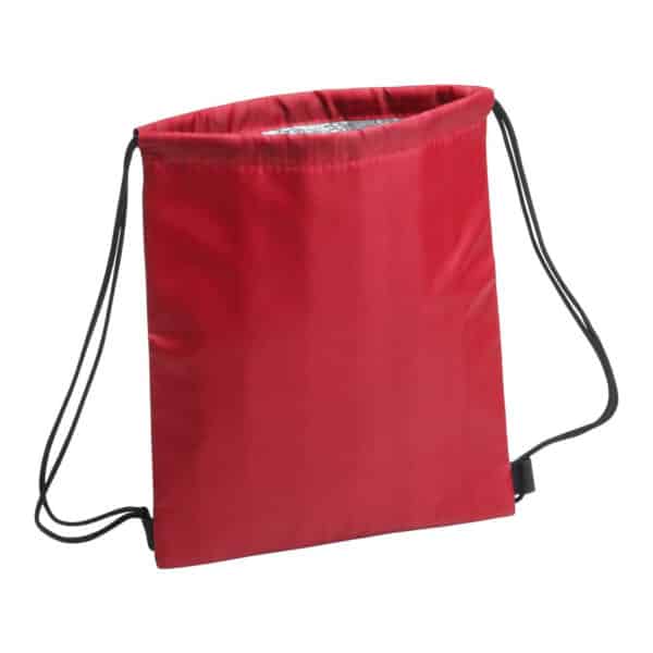 Borsa termica in alluminio e poliestere rosso