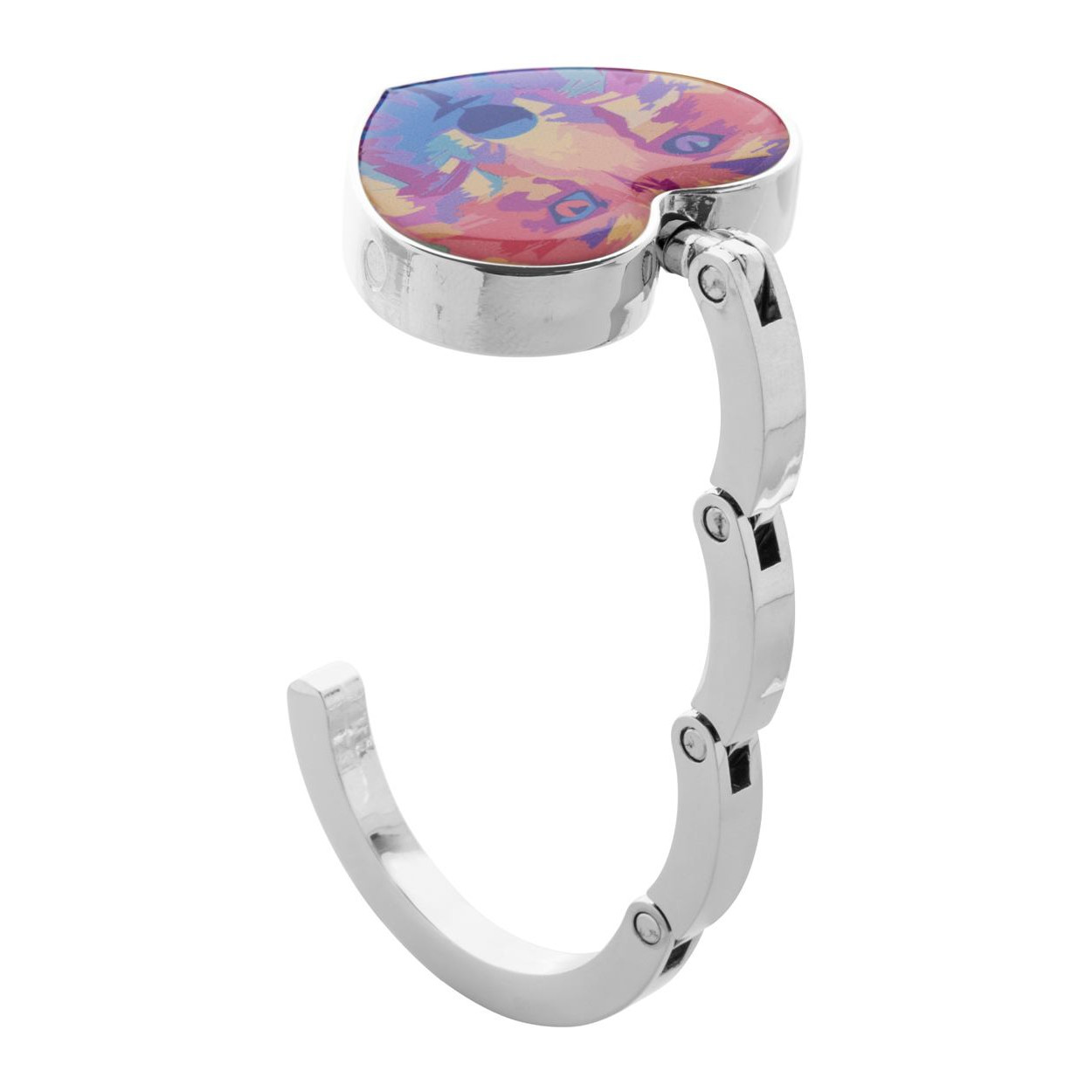 Reggiborsa in metallo a forma di cuore