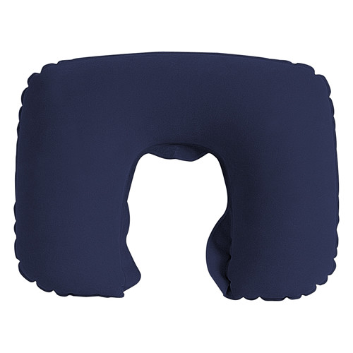 Cuscino da viaggio gonfiabile in microfibra viola