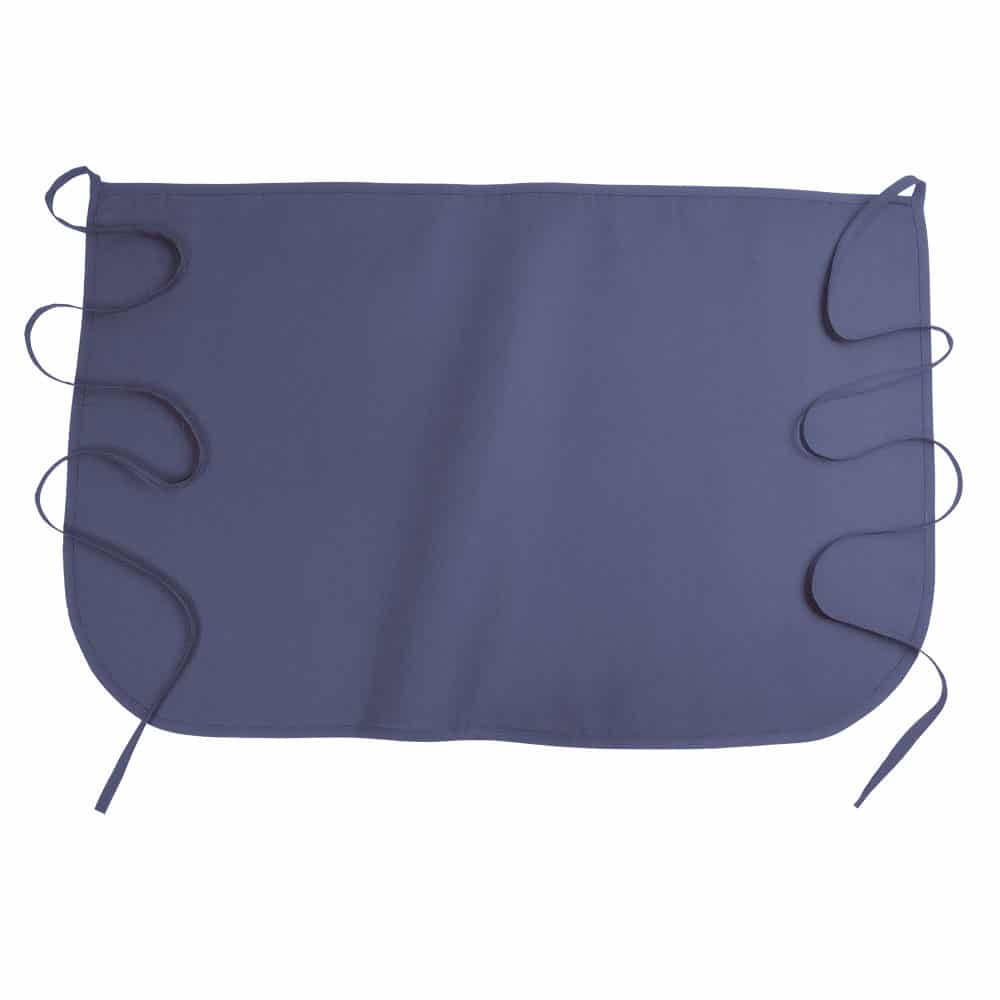 Grembiule corto da barista colore blu