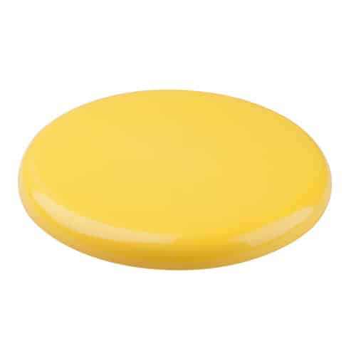 Frisbee in plastica gialla