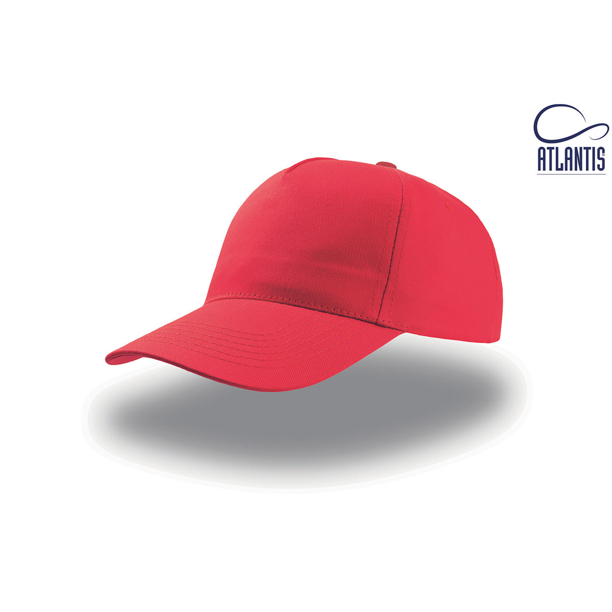 Cappello rosso con visiera
