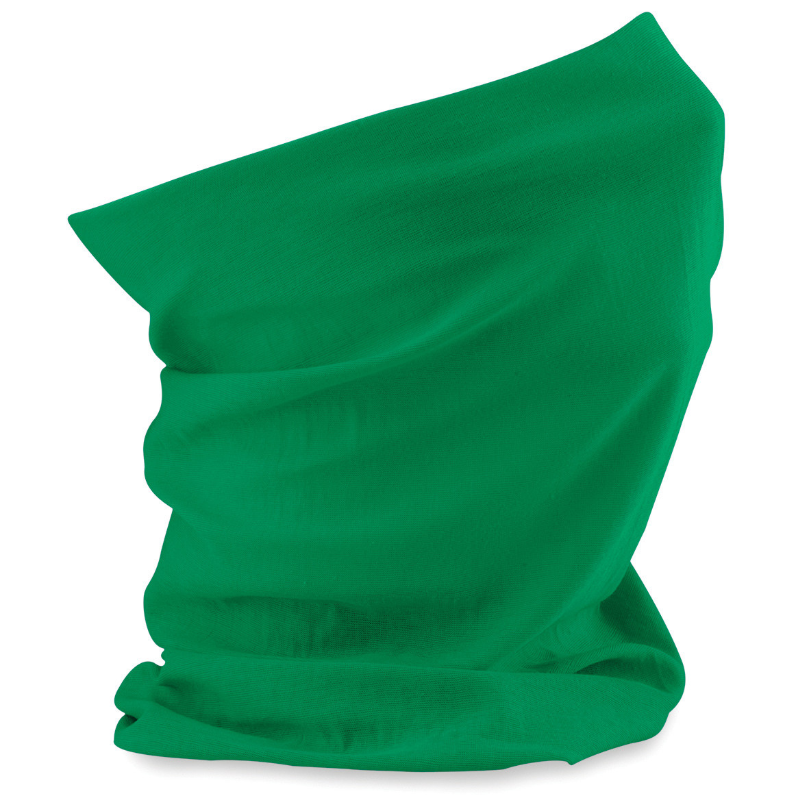 Fascia multiuso in poliestere senza cuciture di colore verde