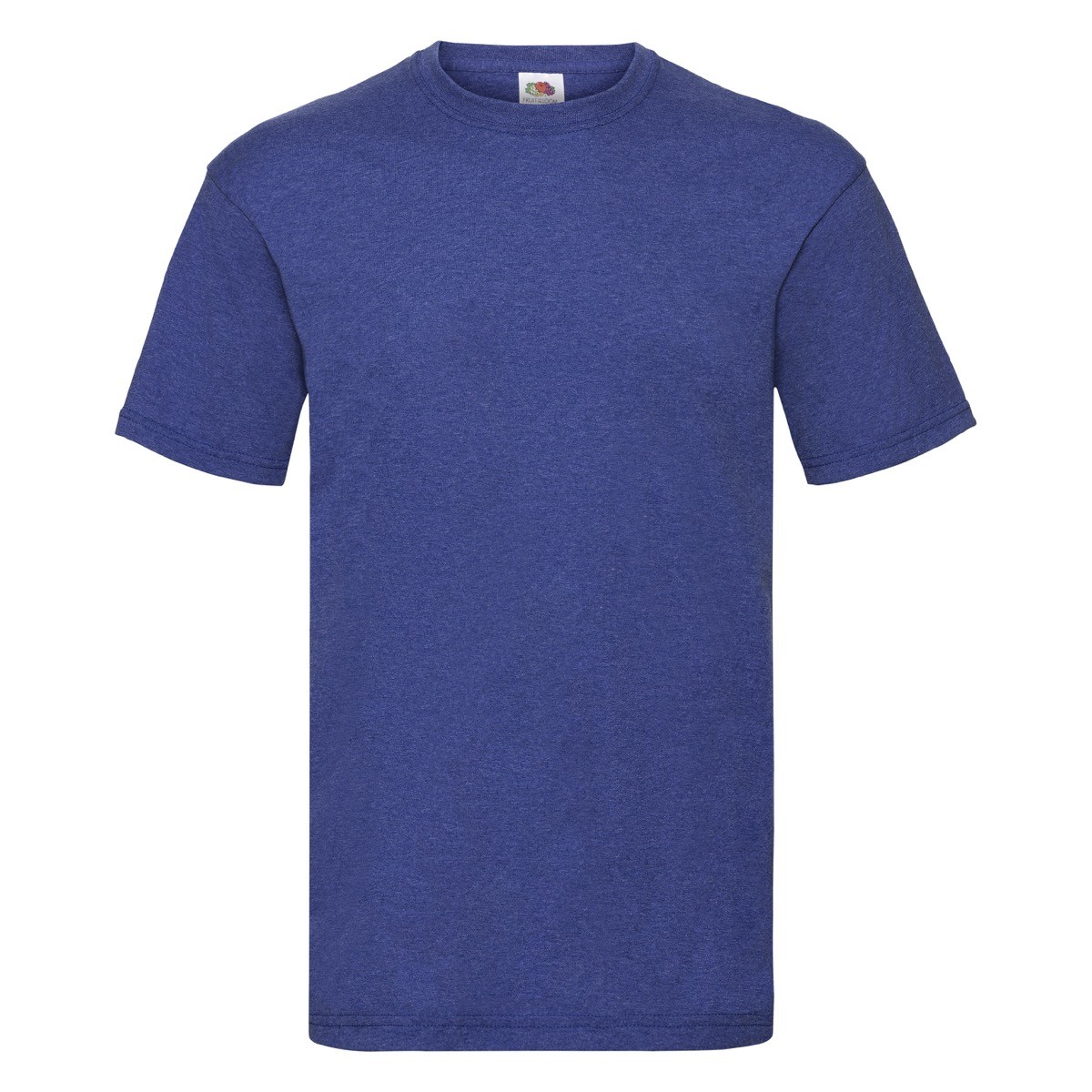 Tshirt in cotone manica corta e girocollo di colore blu