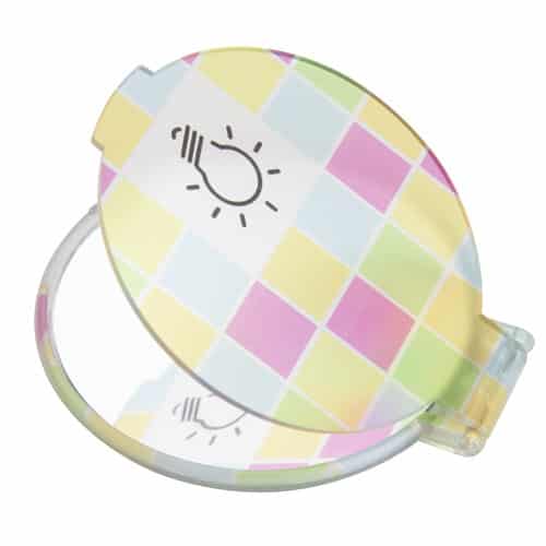 Specchietto rotondo in plastica