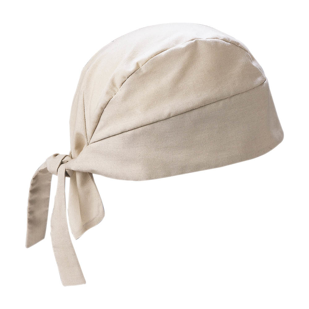 Bandana in cotone e poliestere bianca