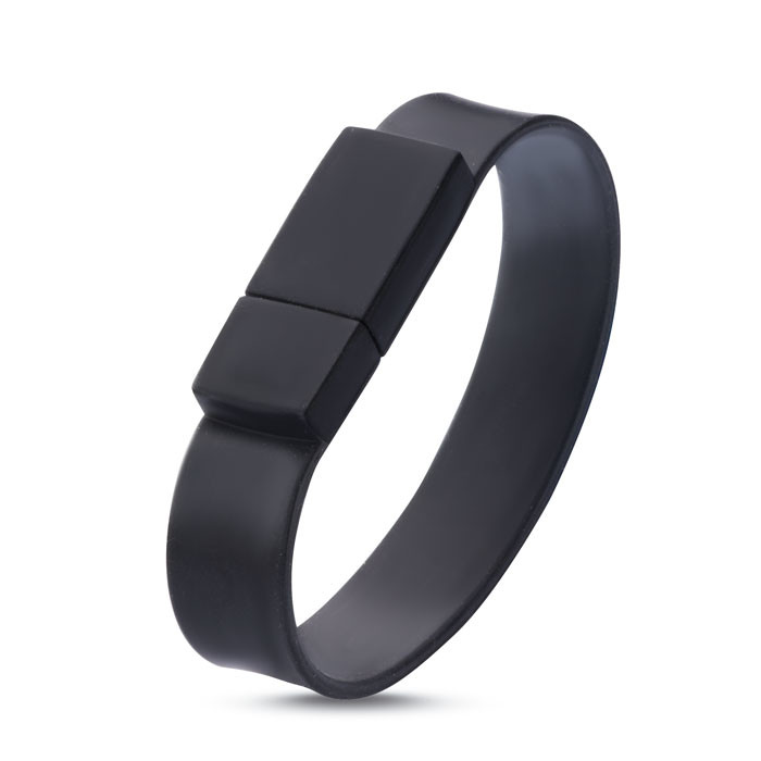 Chiavetta usb a forma di braccialetto nero