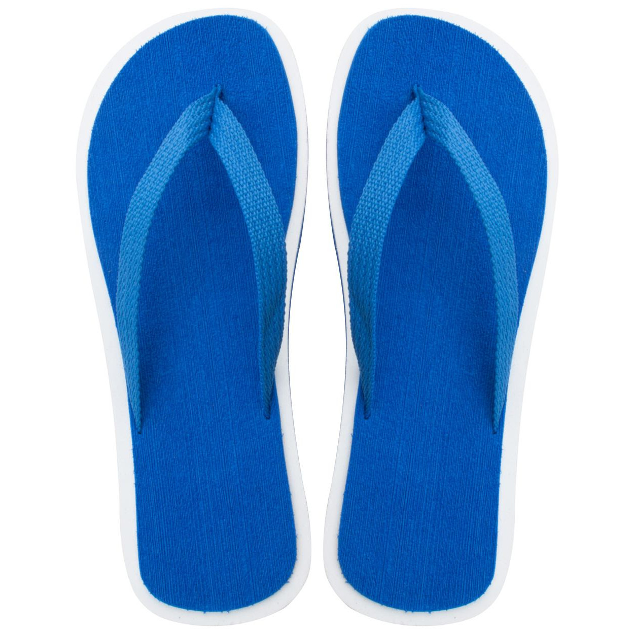 Infradito in poliestere ed eva blu