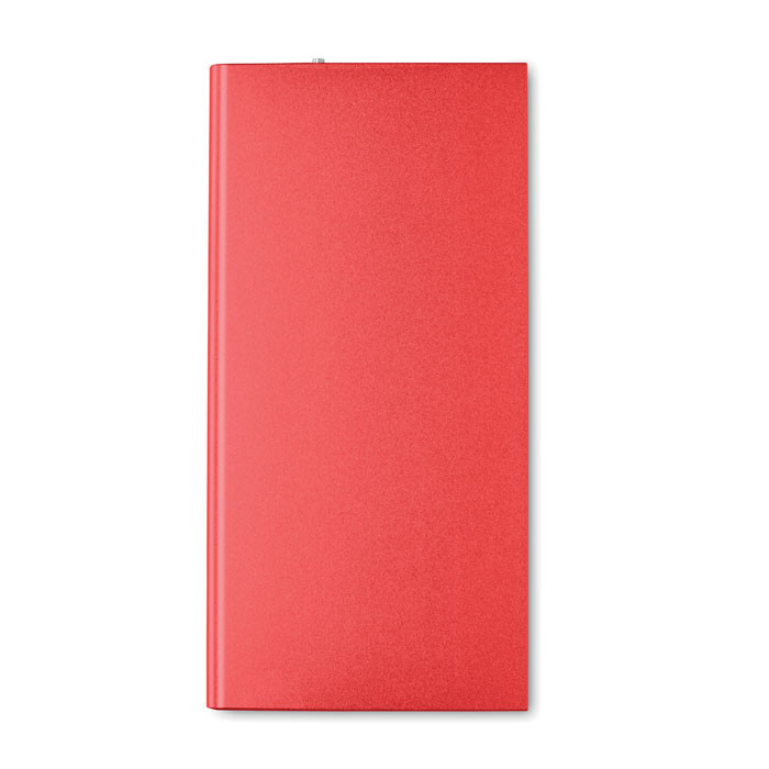 Powerbank rosso in alluminio