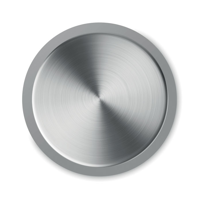 Bottiglia in rpet grigio e acciaio inox