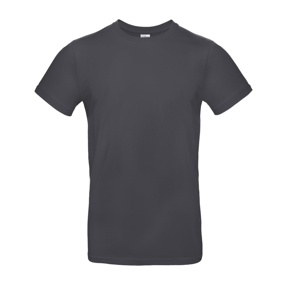 Tshirt uomo maniche corte girocollo di colore antracite