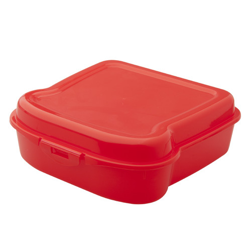 Porta pranzo rosso a forma di sandwich