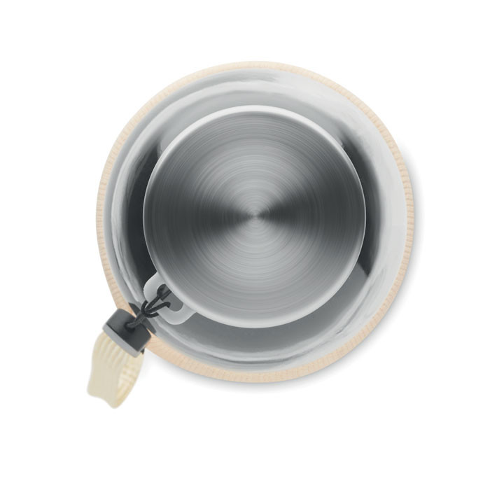 Bottiglia in vetro con pouch in neoprene