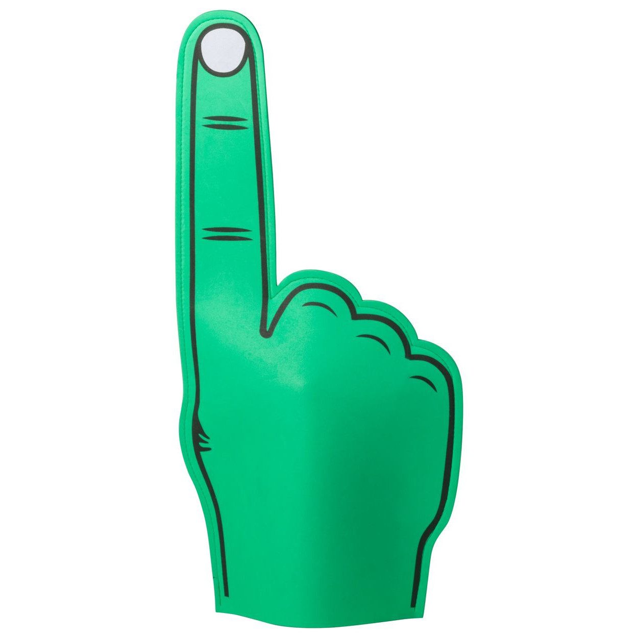 Mano per tifo in eva verde