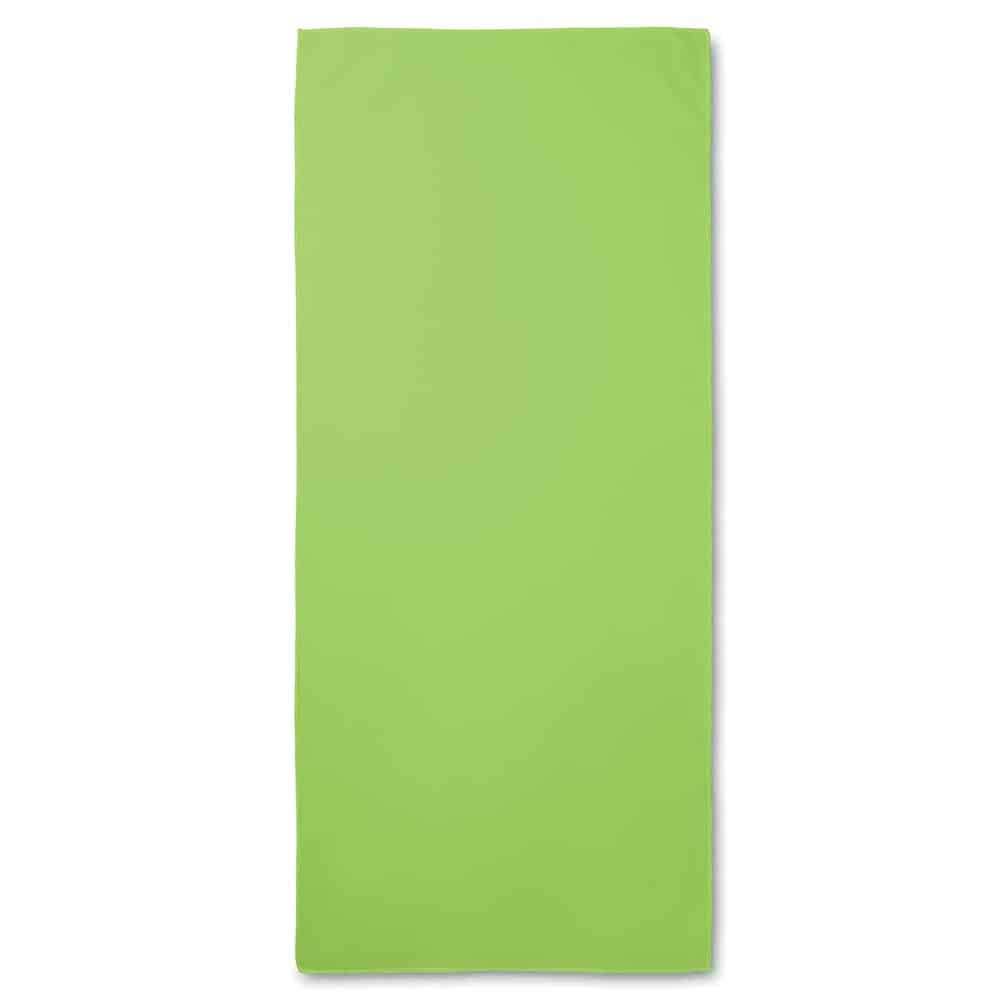 Asciugamano in microfibra verde