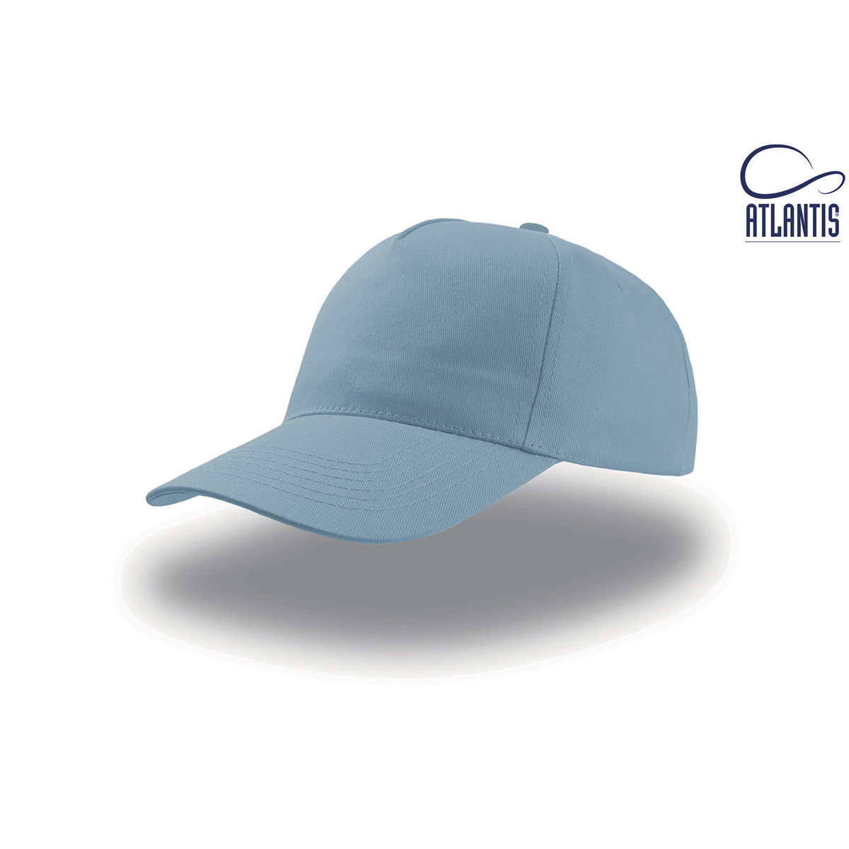 Cappello azzurro con visiera