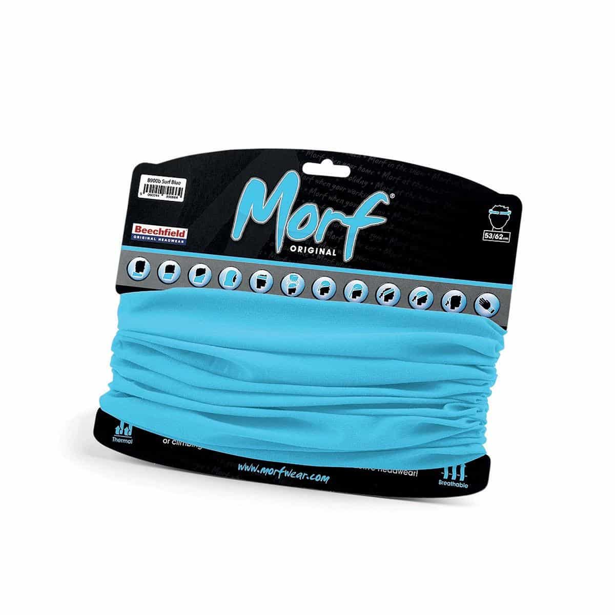 Fascia multiuso bambino azzurra in confezione di cartoncino