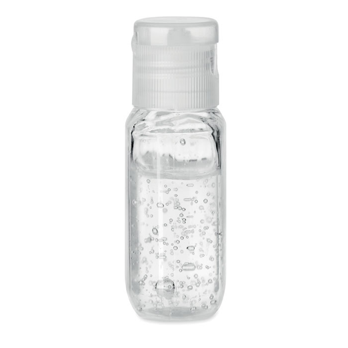 Gel per mani dentro bottiglietta in pet con tappo a scatto