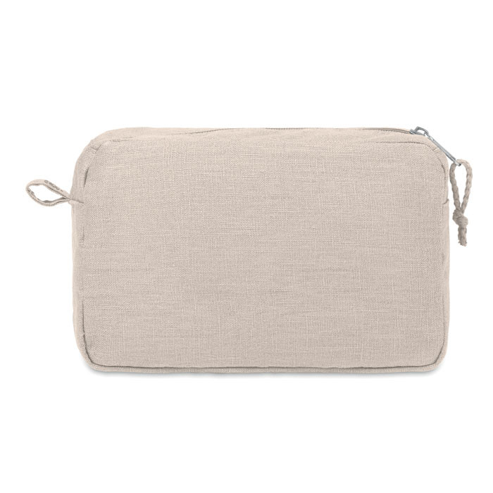 Trousse bianco in canapa