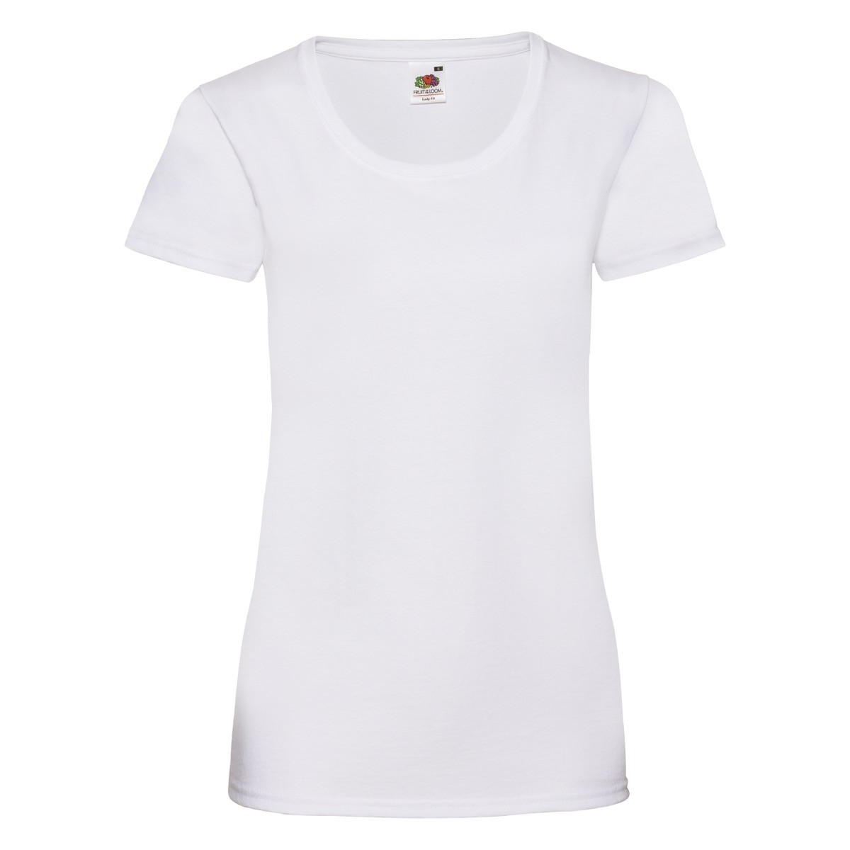 Tshirt donna manica corta bianca 100% cotone