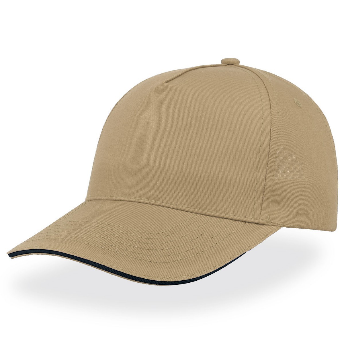 Cappello beige con visiera