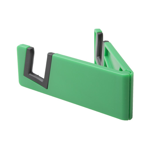 Supporto per smartphone e tablet in plastica verde e nera