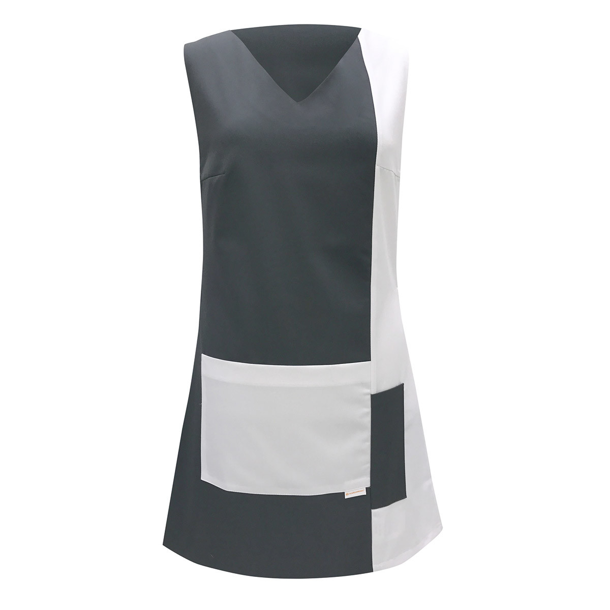 Casacca per centro benessere e parrucchiera colore bianco